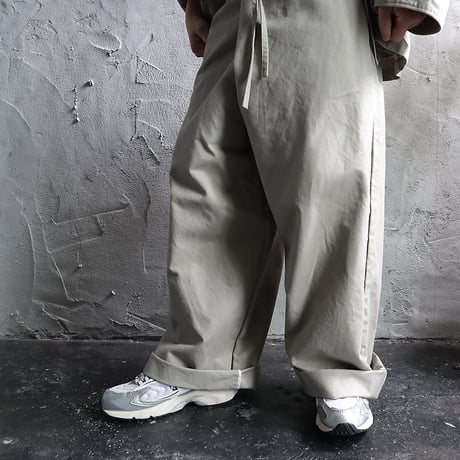 ROVAROVA x .less wrap pants (greige)