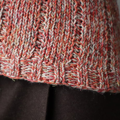 Tabrik knit vest (orangemix)