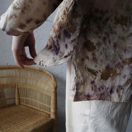 Funatabi atelier jacket (botanical dye purplemix )