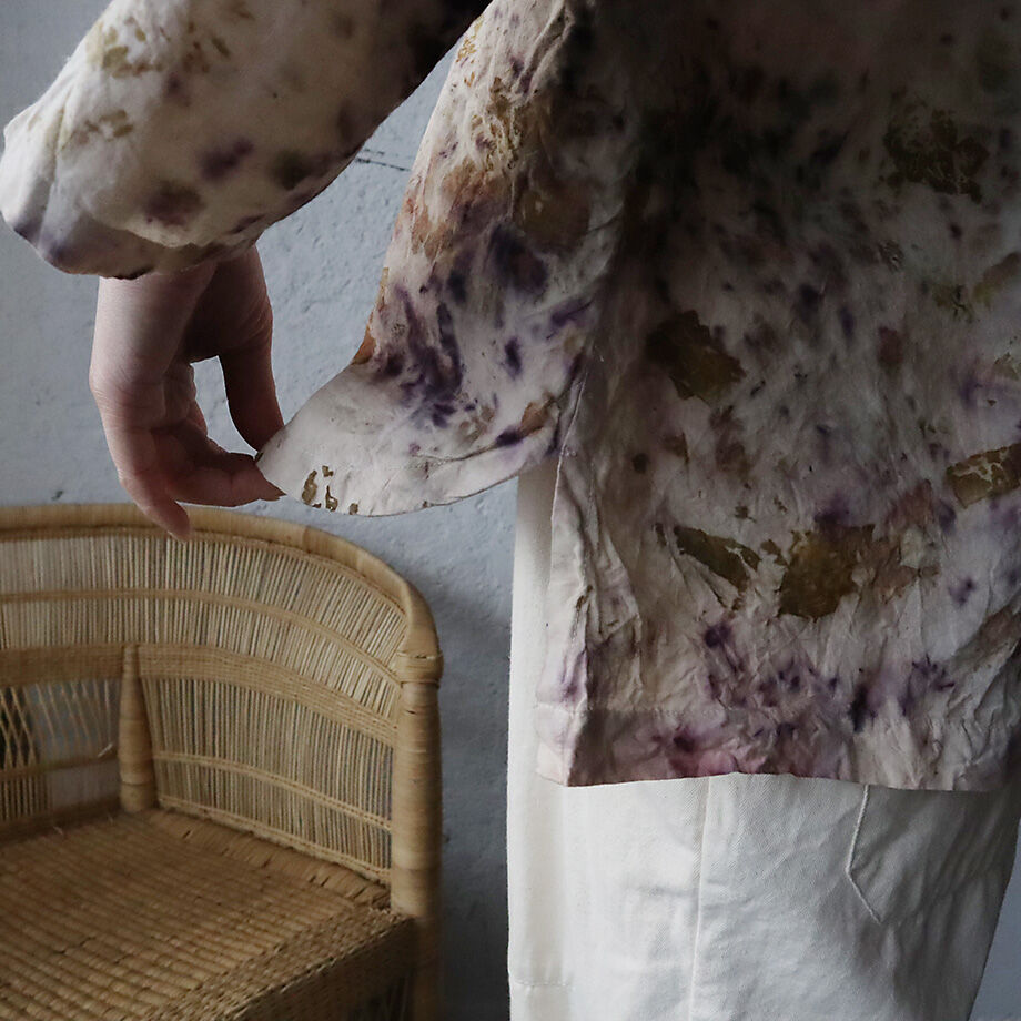 Funatabi atelier jacket (botanical dye purplemi