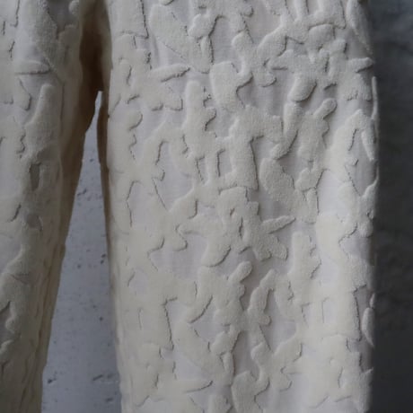 ànuke jacquard rough pants (ivory)