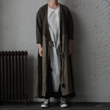 Tabrik cache-coeur dress (khaki)  