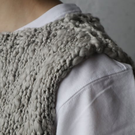 MAYDI knit vest BLANCHE (fawn)