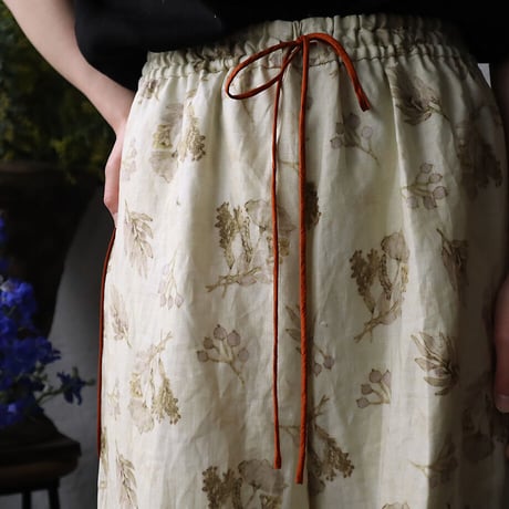 TOWAVASE Frais linen pants (beige)