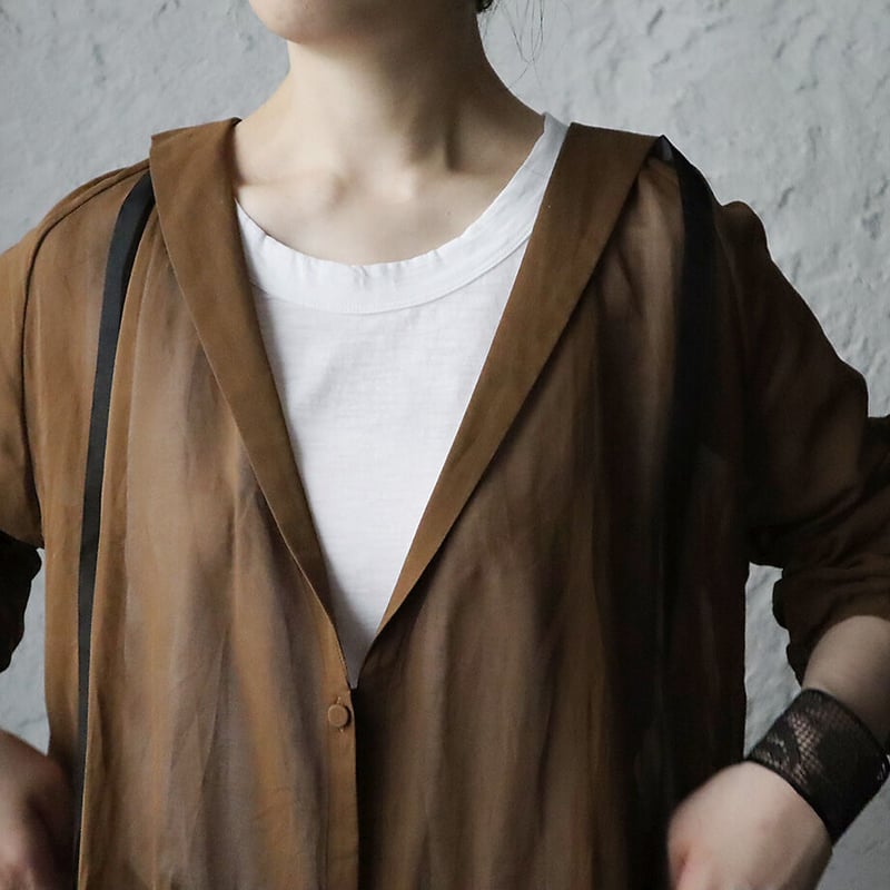 Tabrik organdie sailor robe (brown) | nii-B | W Tabrik organdie sailor robe (brown) | nii-B | W