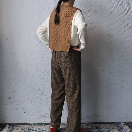 NOTA  straight pants (brown)