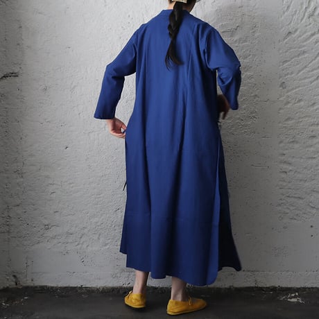 saruche chinese  kurta long  shirt (blue)