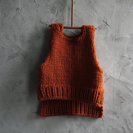 chiihao x nii-B peru vest  cinnamon