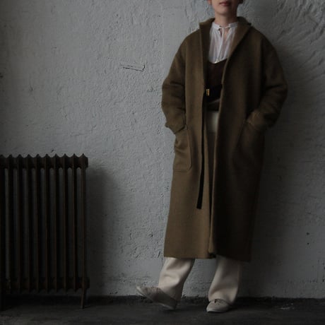 Tabrik alpaca shaggy coat (khaki)