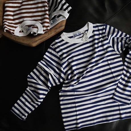 R&D.M.Co- gauze bouder L/T shirt