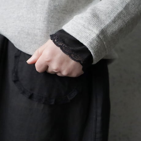 R&D.M.Co- LOGO drop shoulder sweat (HAPPINESS)