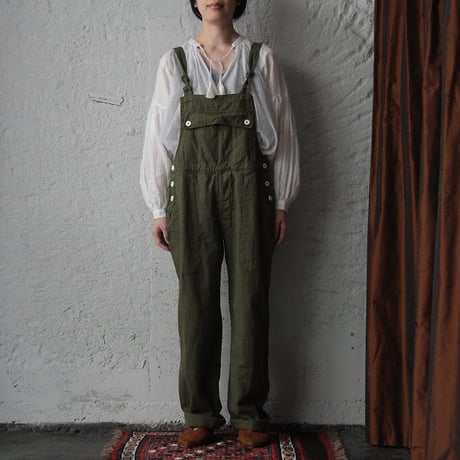 france navy type  overalls  khaki