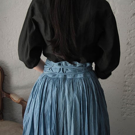 Tabrik gathered skirt (hon-aizome B)