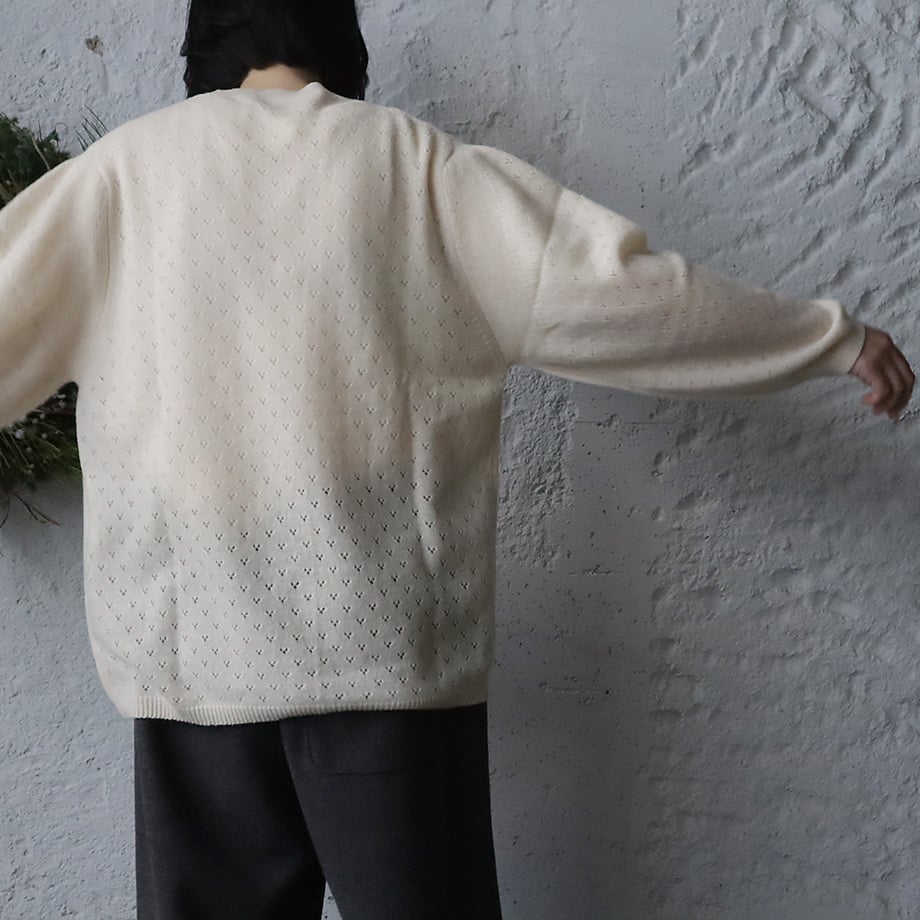 TOWAVASE Chambre pullover (ivory/black) | nii-B TOWAVASE Chambre pullover (ivory/black) | nii-B