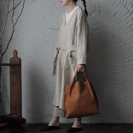 NOTA linen gown (beige)