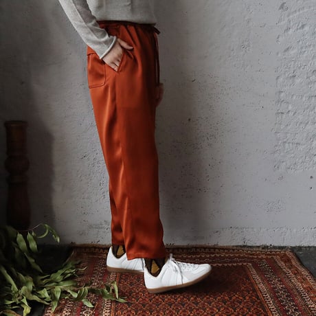 NOTA  satin pants ( terracotta)