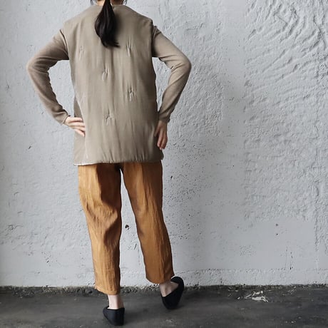 TOWAVASE La zabu vest jacket (gray)