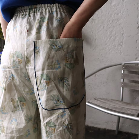 TOWAVASE Frais linen pants (multi)