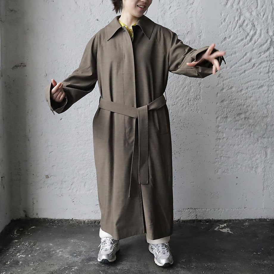 ànuke Soutiencollar Raglan Coat (brown) | nii-