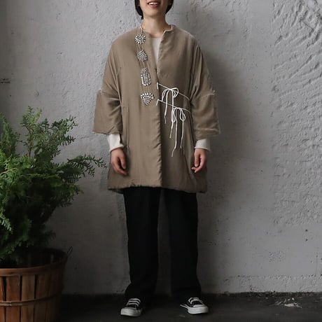 TOWAVASE La zabu long jacket (gray)