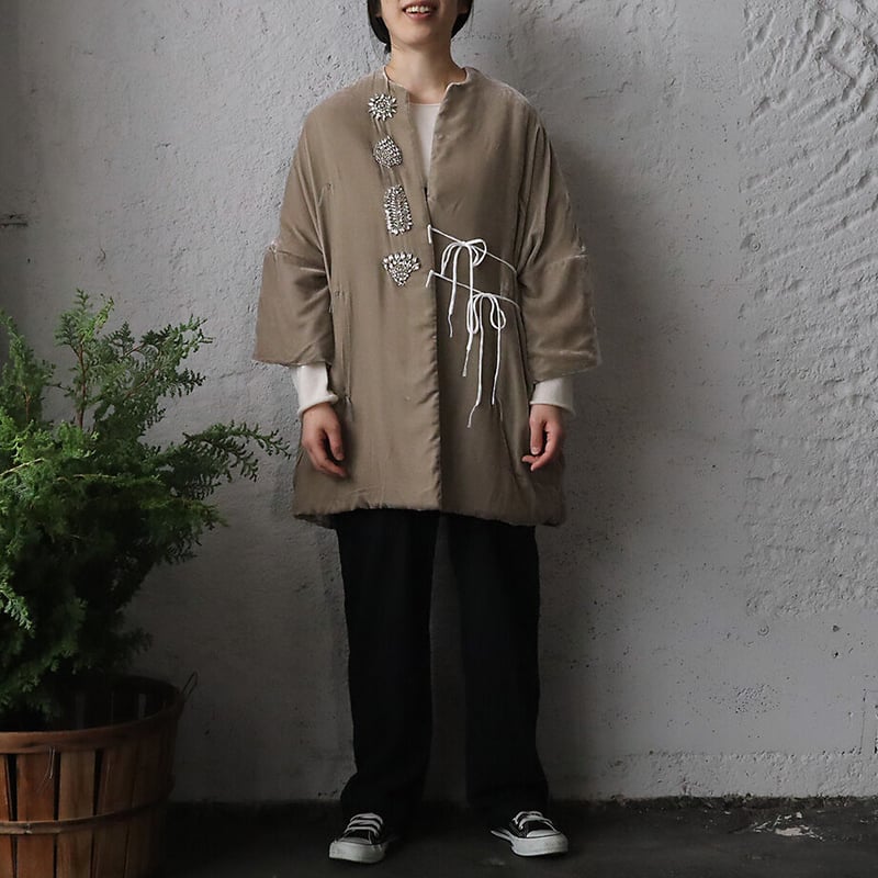 TOWAVASE La zabu long jacket (gray) | nii-B | W