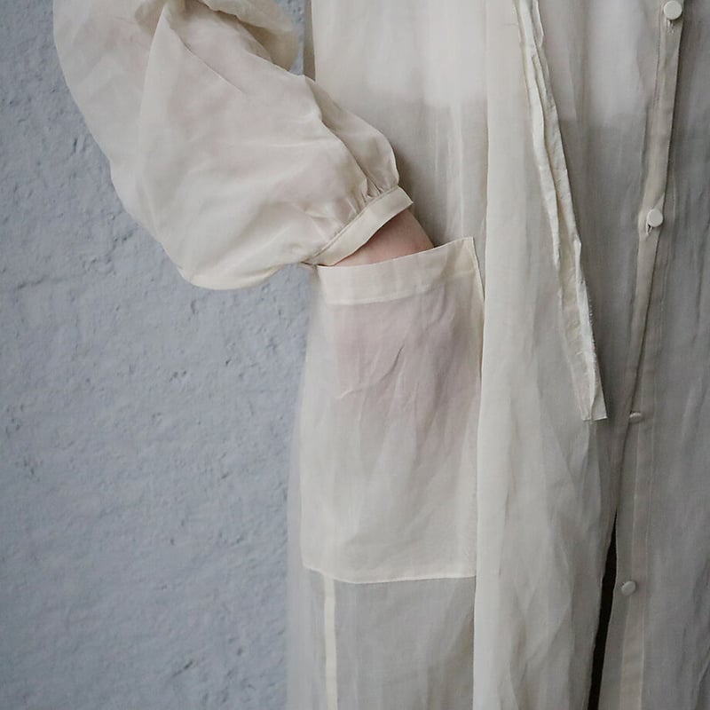 Tabrik organdie sailor robe (ivory) | nii-B | W