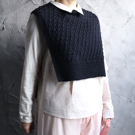 chiihao x nii-B  rambouillet vest (black)