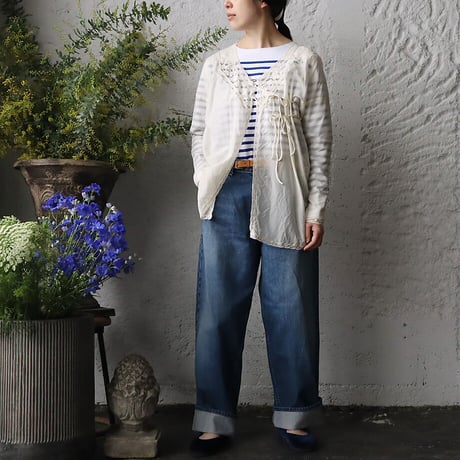 TOWAVASE jon leavers cache-coeur blouse (white)