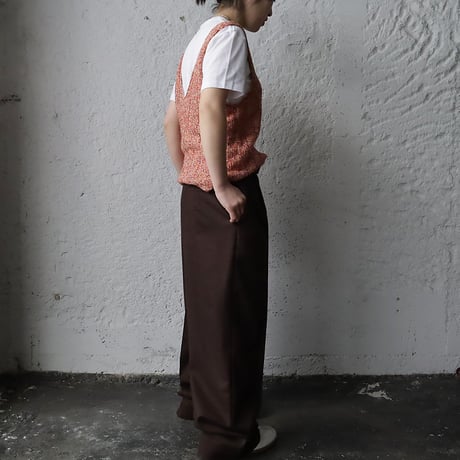 Tabrik knit vest (orangemix)