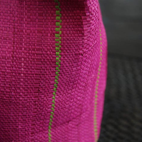 nylon pochette (fuchsia)
