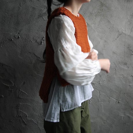 chiihao x nii-B peru vest  cinnamon