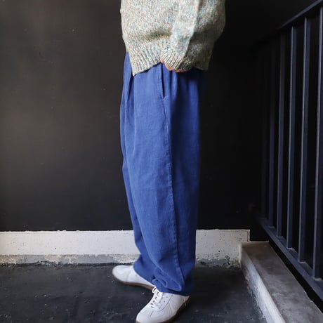 NOUVELLES DU PARADIS corduroy pants (blue)