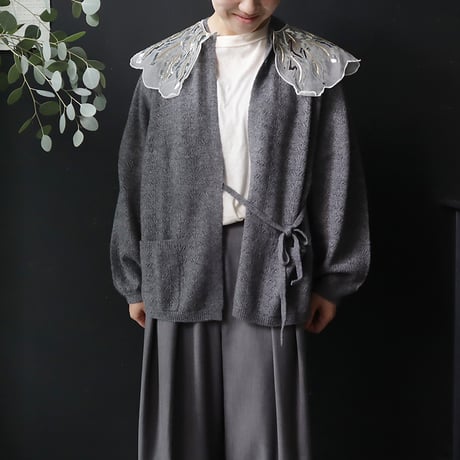 TOWAVASE Panier cardigan (charcoal gray)
