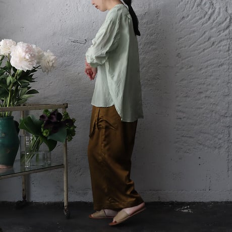 R&D.M.Co- silk pullover (pale green)