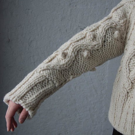 TOWAVASE Pétit dejeuner pécheur cardigan (ivory)