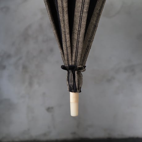 Tabrik parasol (black x beige stripe)