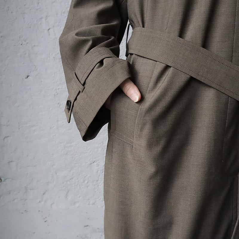 ジャケット・アウター 38 anuke Twill Soutiencollar Coat anuke アンヌークTwill Soutiencollar Coat