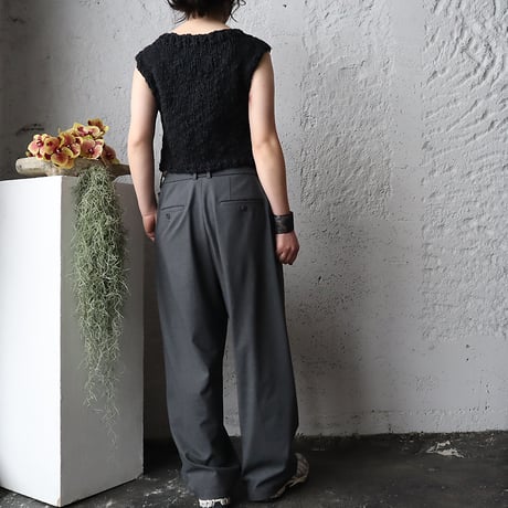 MAYDI knit vest BLANCHE (black)