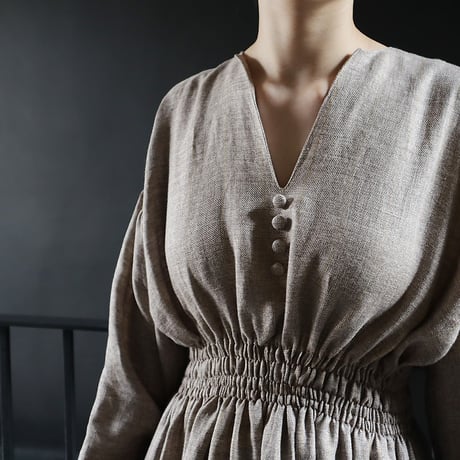 NOTA sicily dress (scrub brown)