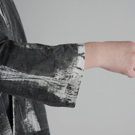 m.Funatabi jacket (Sumi dye)