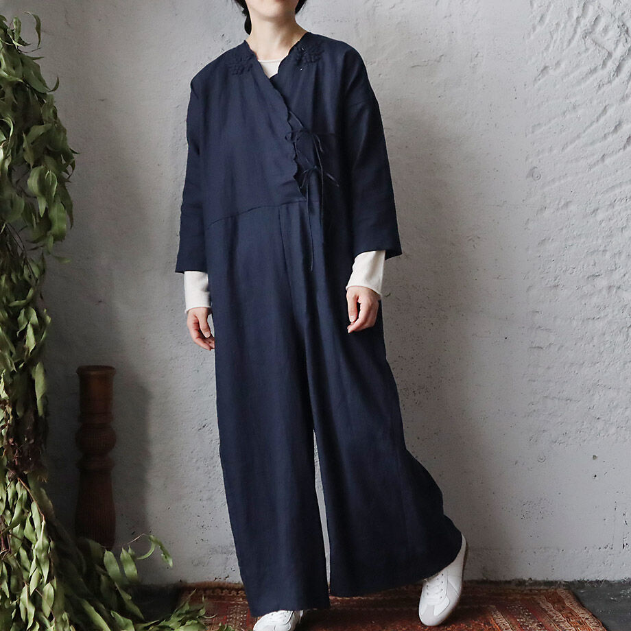 TOWAVASE Bon Voyage salopette (navy) | nii-B |