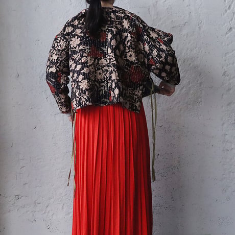 saruche gudri short jacket (black mix)