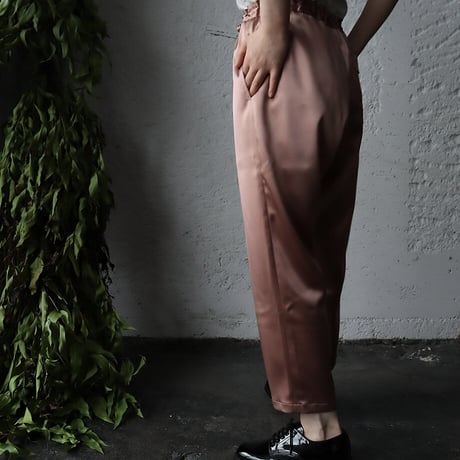 NOTA  satin pants (beige pink)