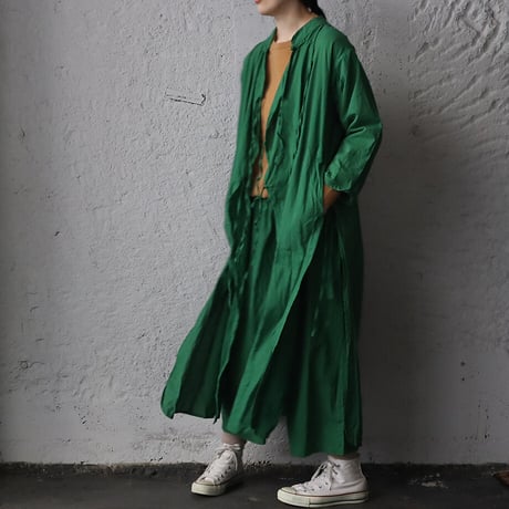 saruche chinese  kurta long  shirt (green)