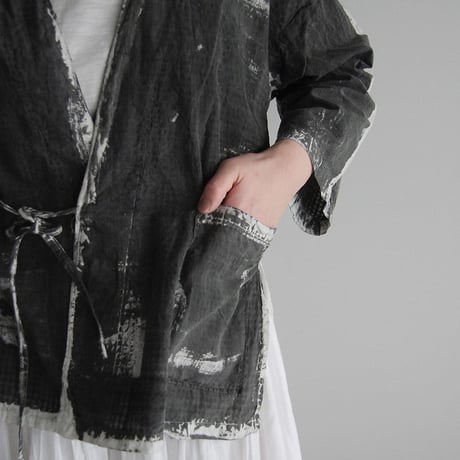 m.Funatabi jacket (Sumi dye)
