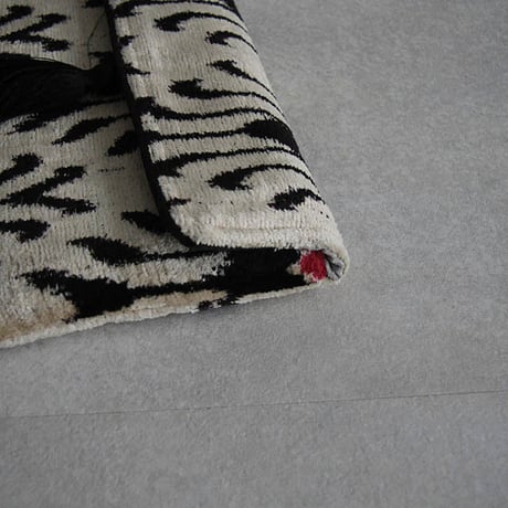 silk velvet clutch bag white