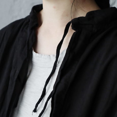 hospital surgical gown short sleeve (black)