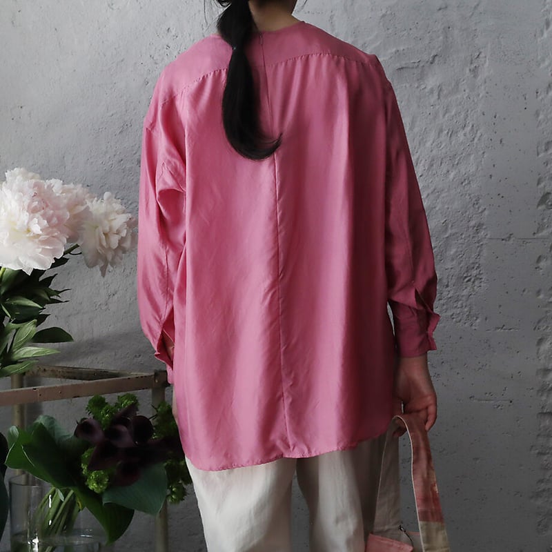R&D.M.Co- silk pullover (pink) | nii-B | WEBSHOP