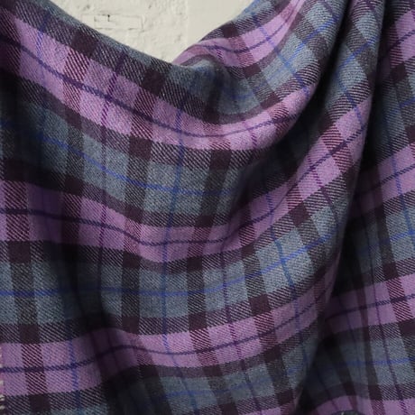 R&D.M.Co-  wool blanket  (purple x blue)
