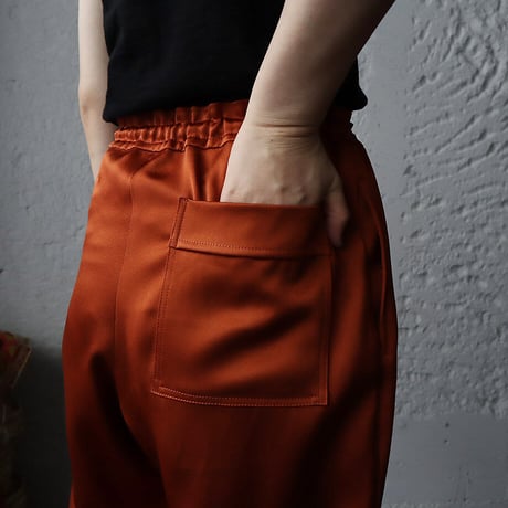 NOTA  satin pants ( terracotta)